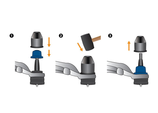 Par Rotulas Superiores Bandeja Delantera Lincoln Navigator 2007-2021 Mevotech Supreme