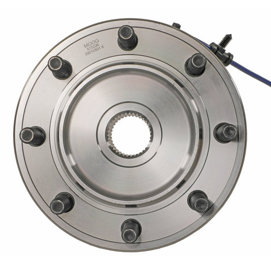 Maza de rueda delantera Moog con rodamiento y sensor ABS para Ram 2500 6.7 Cummins